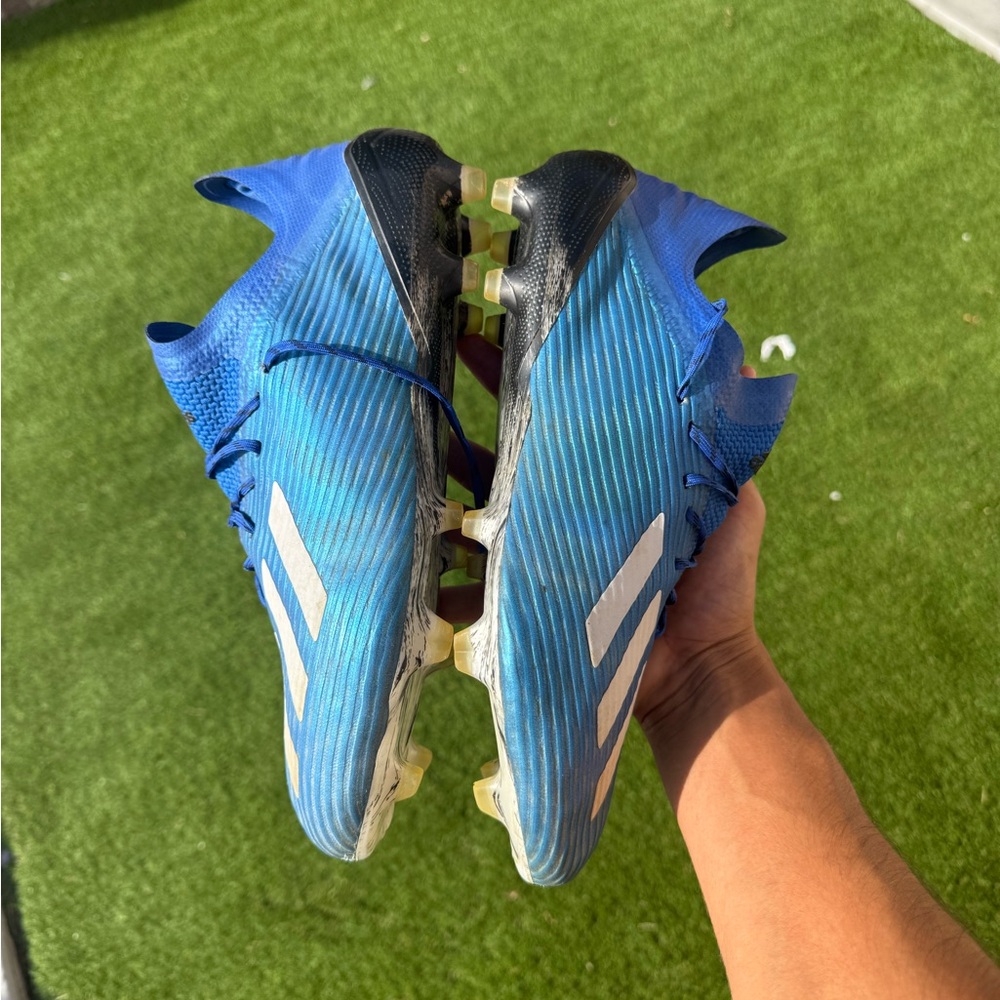Blue Adidas X 19.1 soccer cleats - Picture 4 of 17